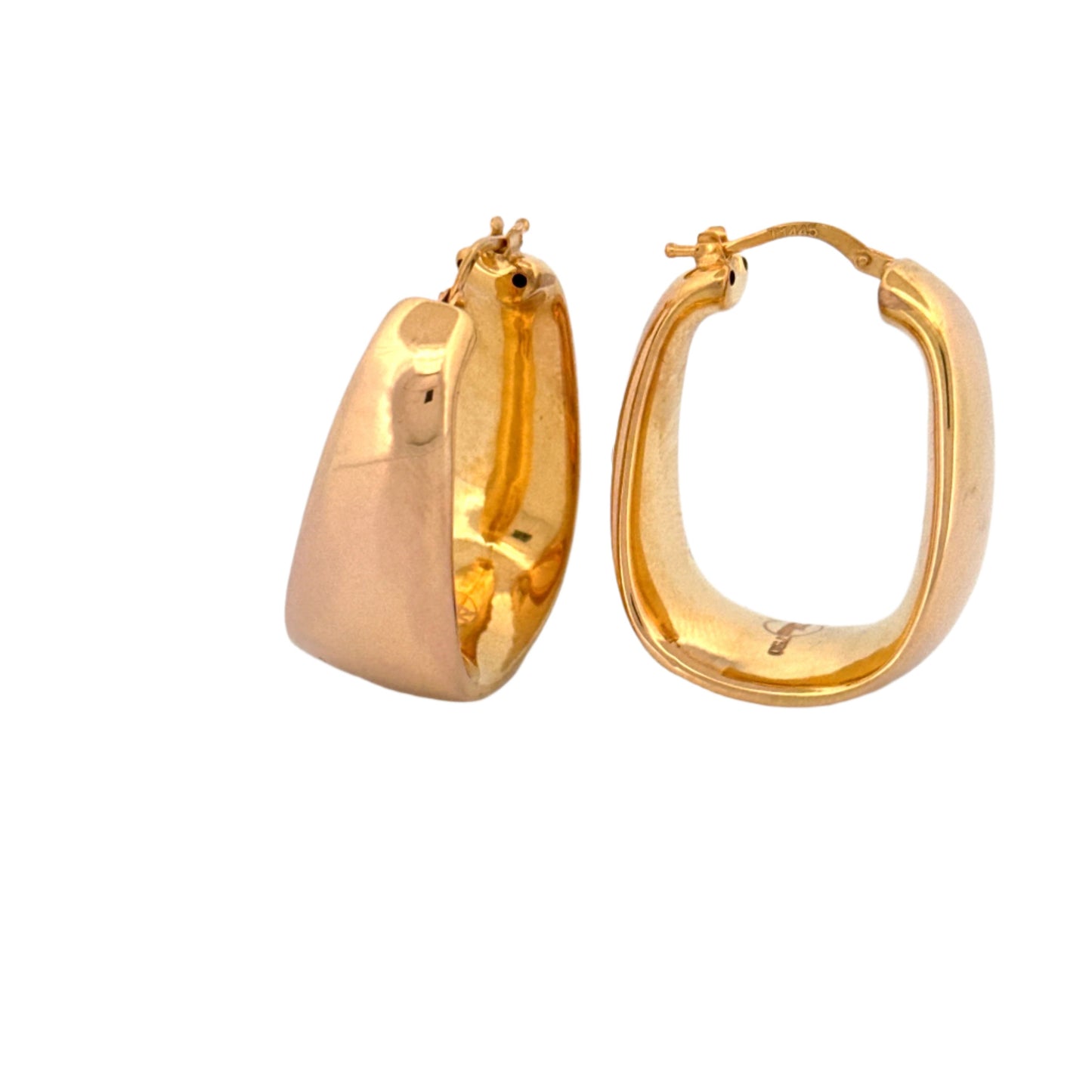 Ohrringe Gelbgold 18k - Mah-e Tala (Goldener Halbmond)