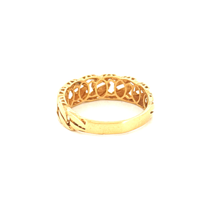 Ring Gelbgold 18k - Zanjir-e Ziba (Hübsche Kette)