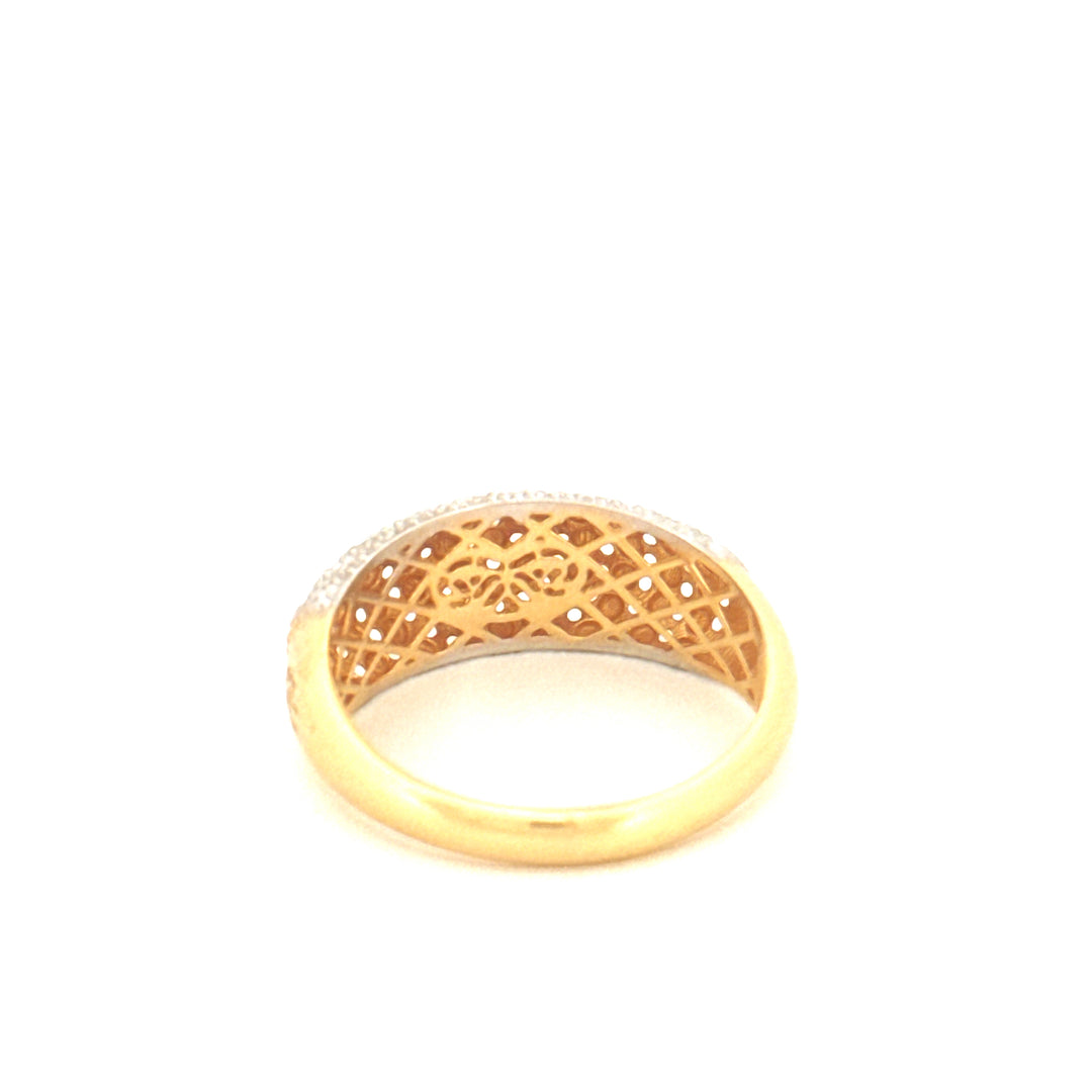 Ring Gelbgold &amp; Weissgold 18k - Ziba Mesle Almas (Schön, wie Diamanten)