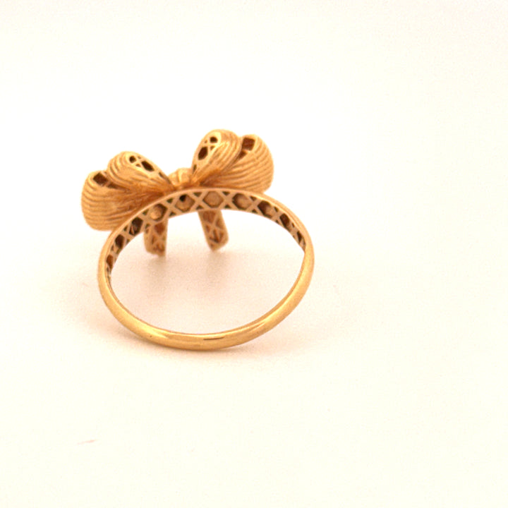 Ring Gelbgold 18k - Papillon-e Farah Diba (Schleife von Farah Diba)