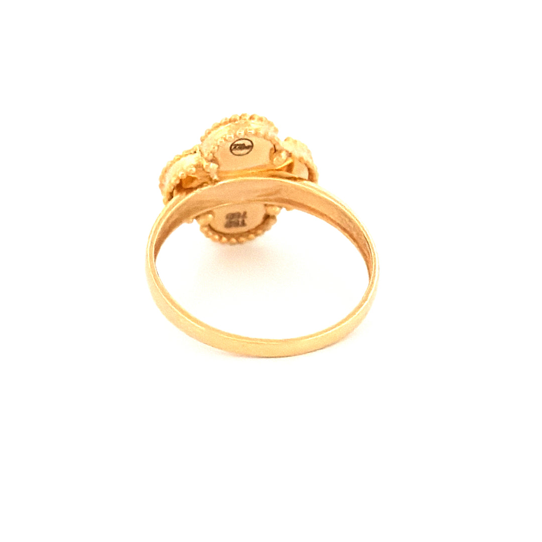 Ring Gelbgold 18k – Shabdar-e Angosht (Glück für den Finger)
