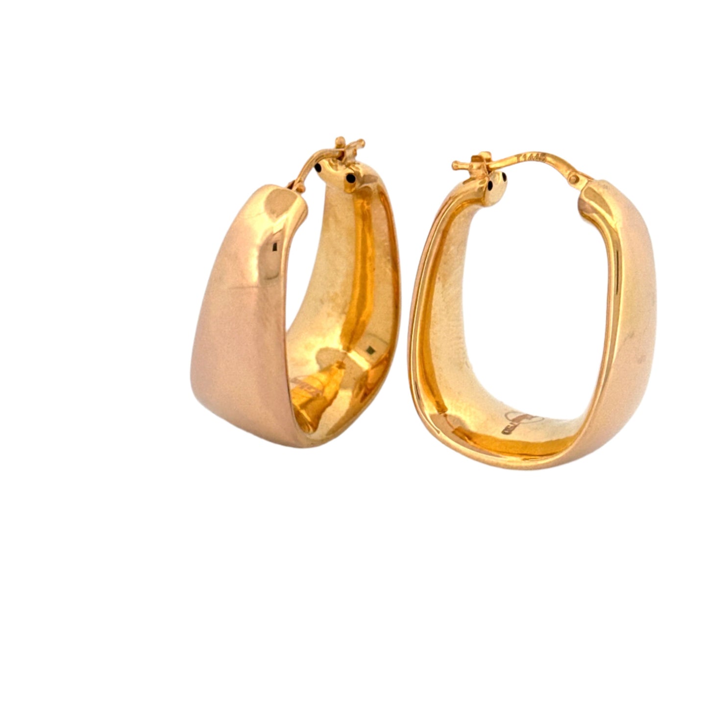 Ohrringe Gelbgold 18k - Mah-e Tala (Goldener Halbmond)