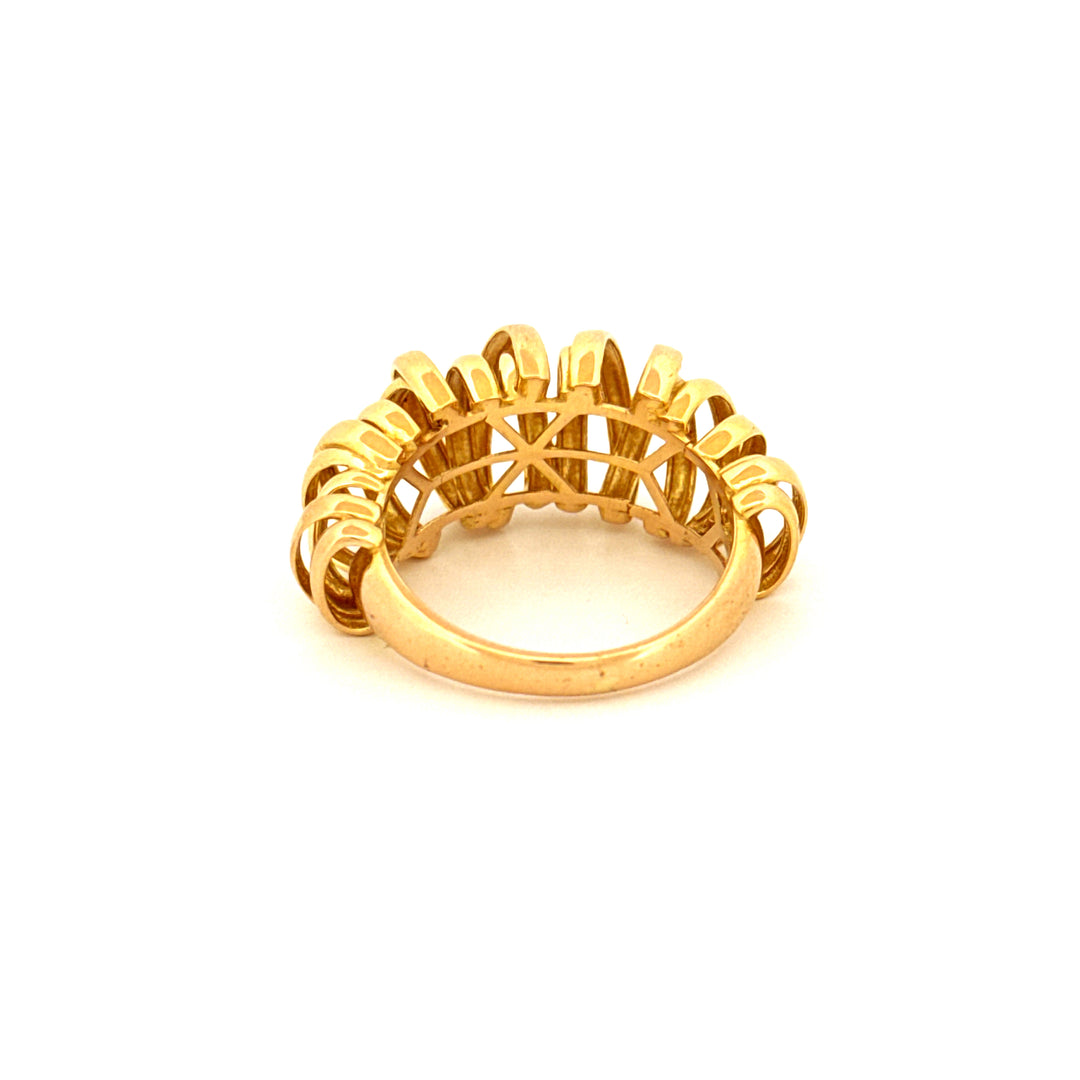 Ring Gelbgold 18k - Navar-e Abrisham (Seidenbänder)