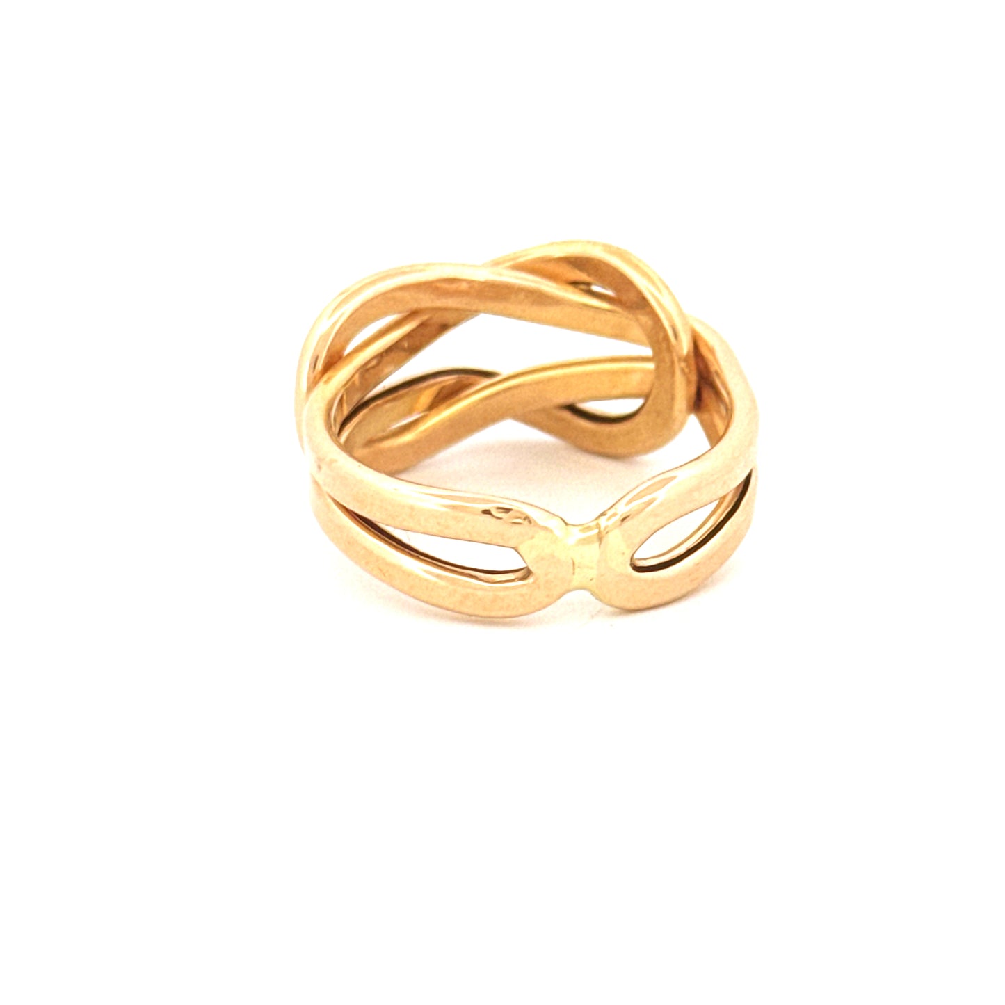 Ring Gelbgold 18k - Gereh-e Tala (Goldener Knoten)