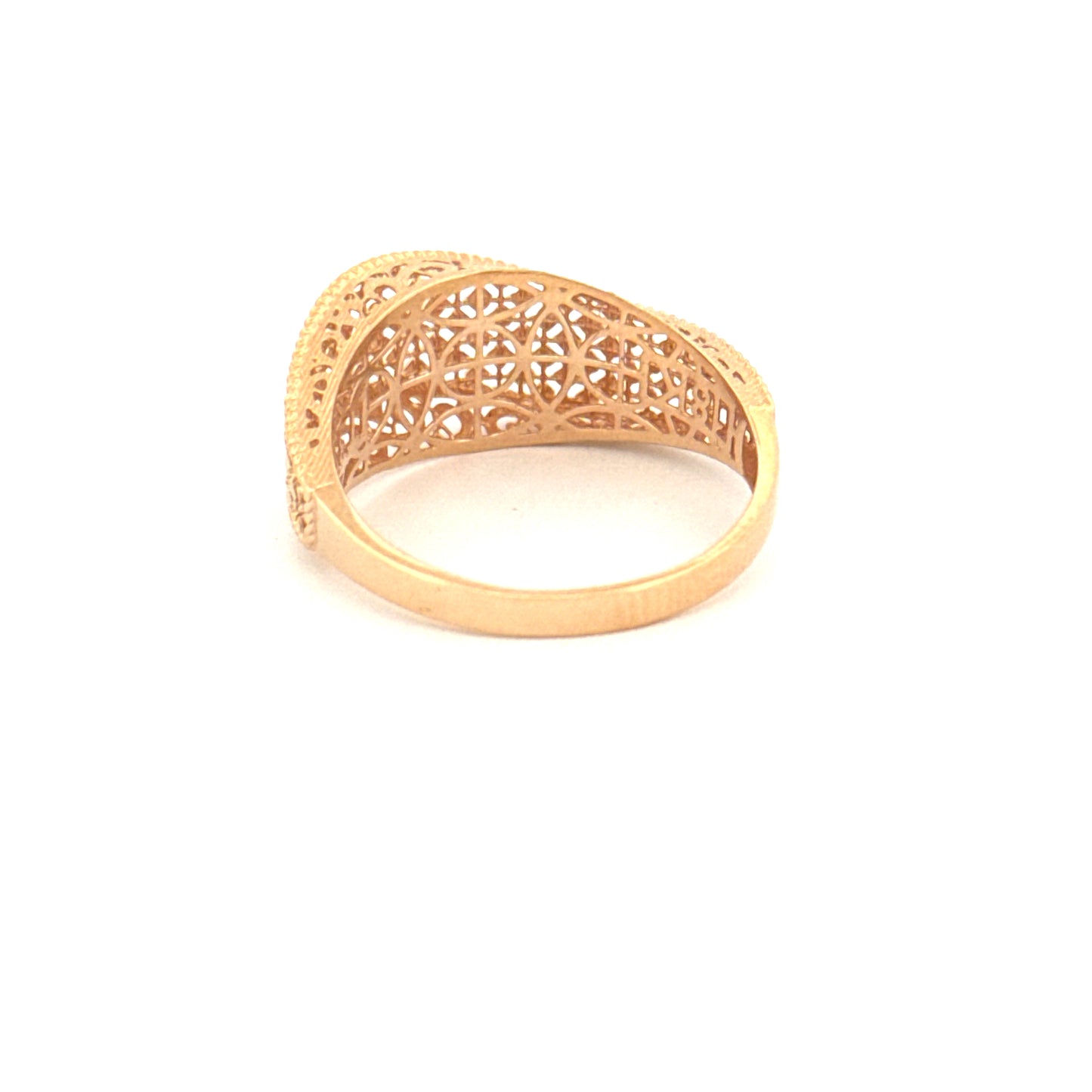 Ring Gelbgold 18k – Naghsh-e Mahram (Vertrautes Muster)