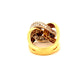 Ring Gelbgold 18k - Halgheh-ye Hamahang (Harmonische Verschlingung)