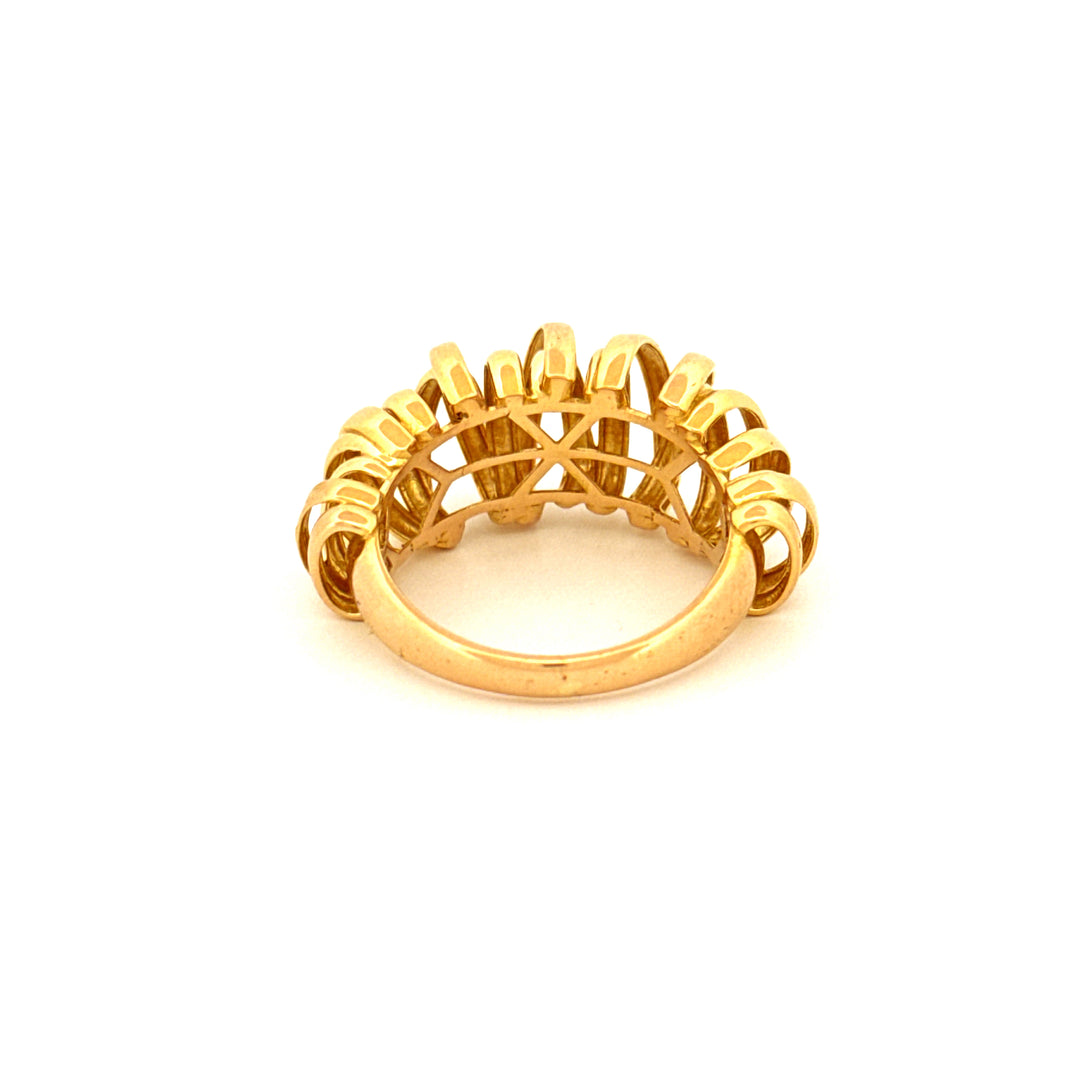 Ring Gelbgold 18k - Navar-e Abrisham (Seidenbänder)