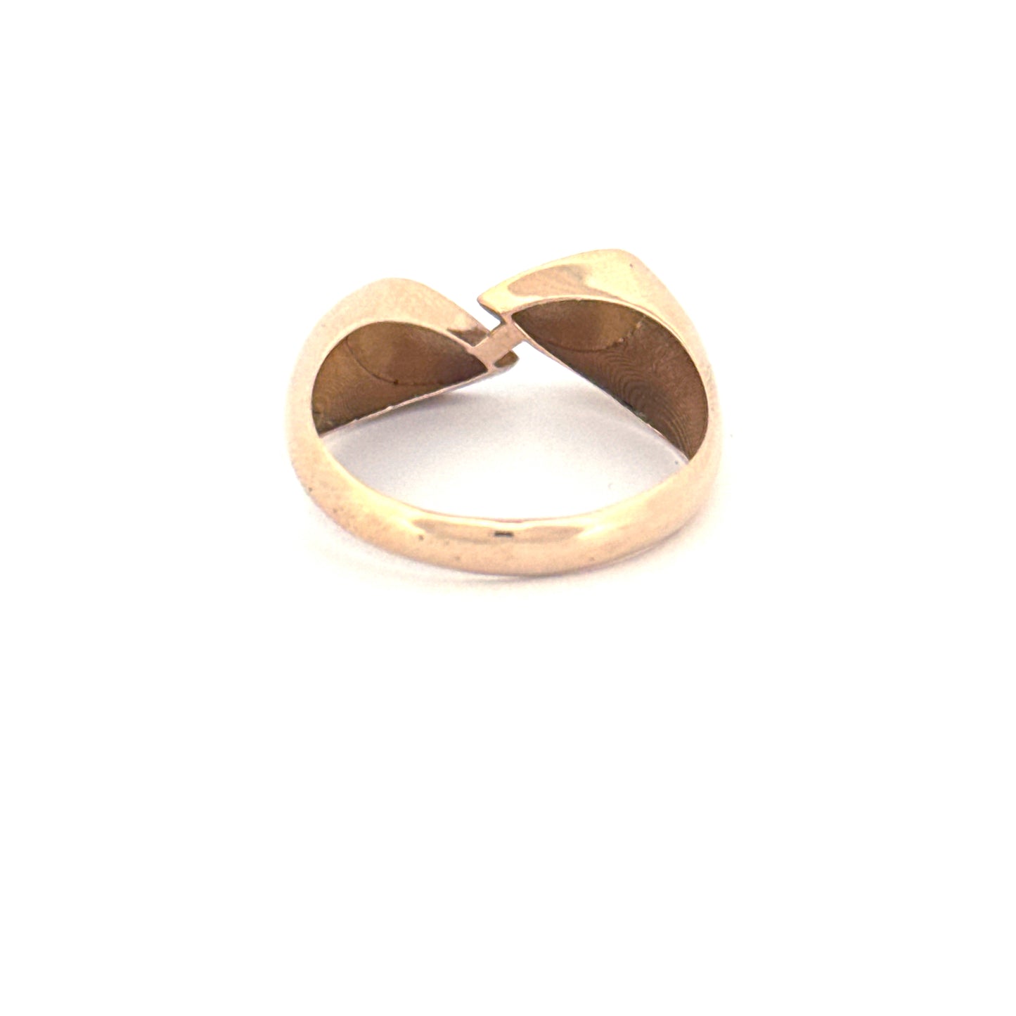 Ring Gelbgold & Weissgold 18k – Ashkbār (Tränenformen)