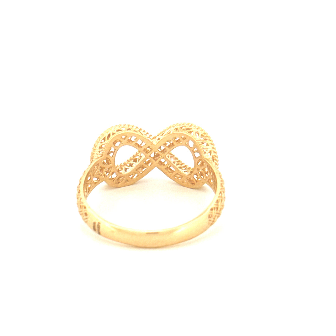 Ring Gelbgold 18k - Bi-Nahayat (Unendlichkeit)