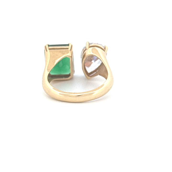 Ring Gelbgold 18k – Do Jān (Zwei Seelen)