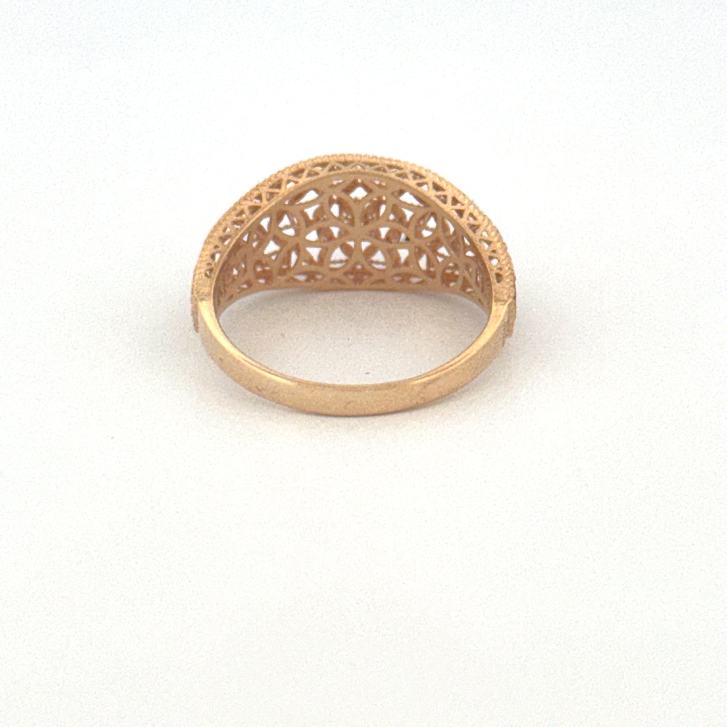 Ring Gelbgold 18k – Golbarg-e Pichideh (Verflochtene Blüte)