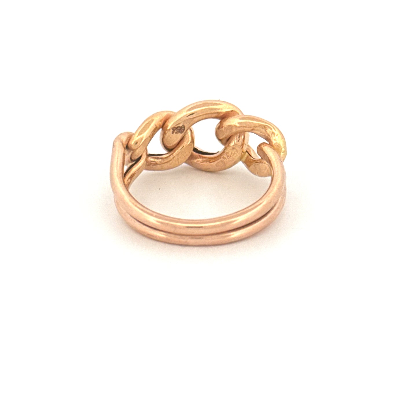 Ring Gelbgold 18k – Zanjir-e Arâm (Ruhige Kette)