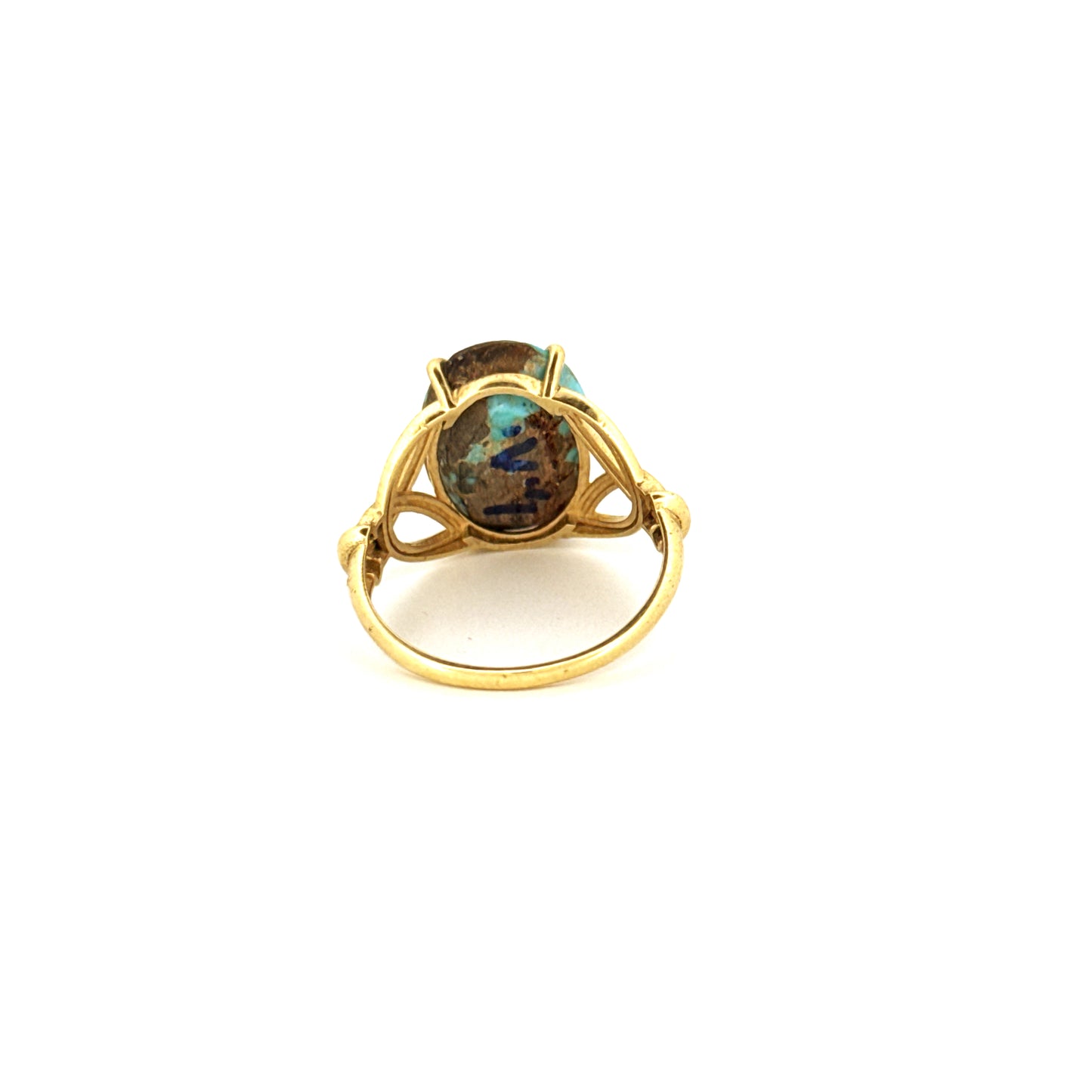 Ring Gelbgold 18k - Firuzeh (Türkis)