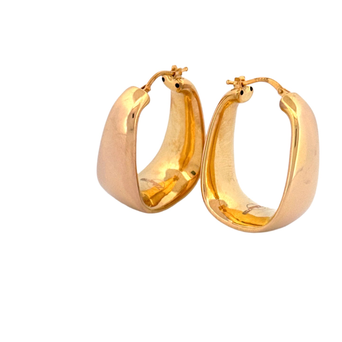 Ohrringe Gelbgold 18k - Mah-e Tala (Goldener Halbmond)