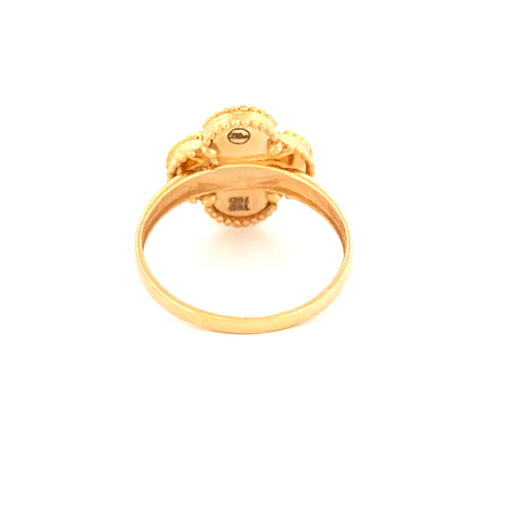 Ring Gelbgold 18k – Shabdar-e Angosht (Glück für den Finger)