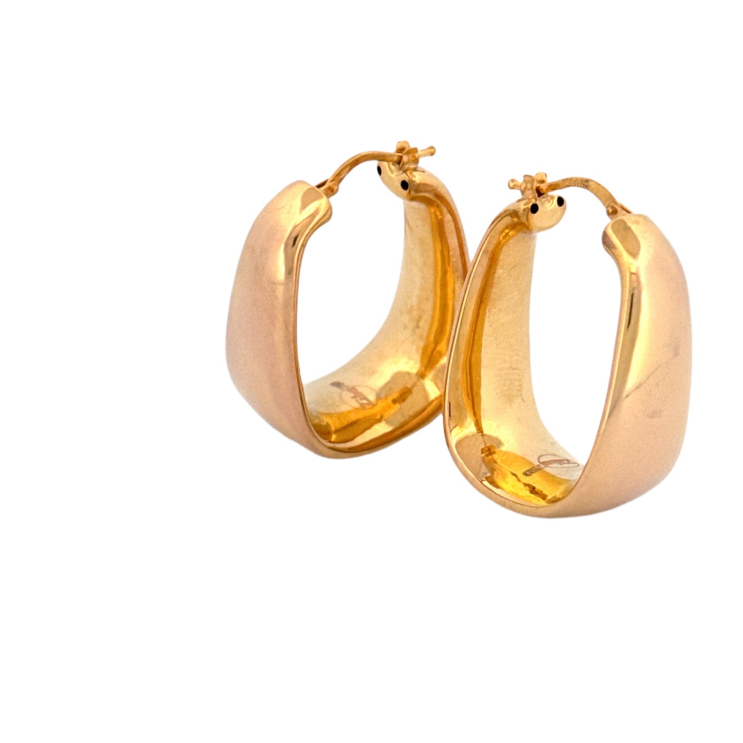 Ohrringe Gelbgold 18k - Mah-e Tala (Goldener Halbmond)