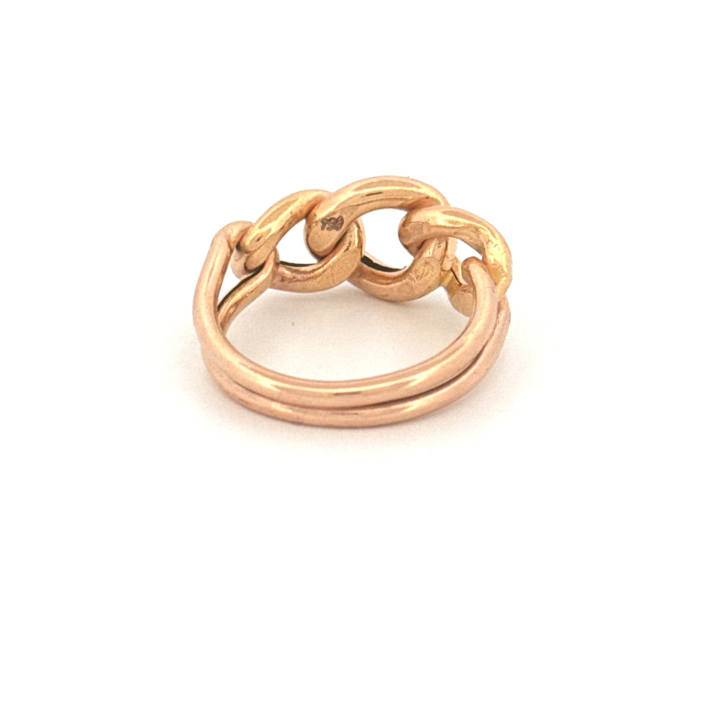 Ring Gelbgold 18k – Zanjir-e Arâm (Ruhige Kette)