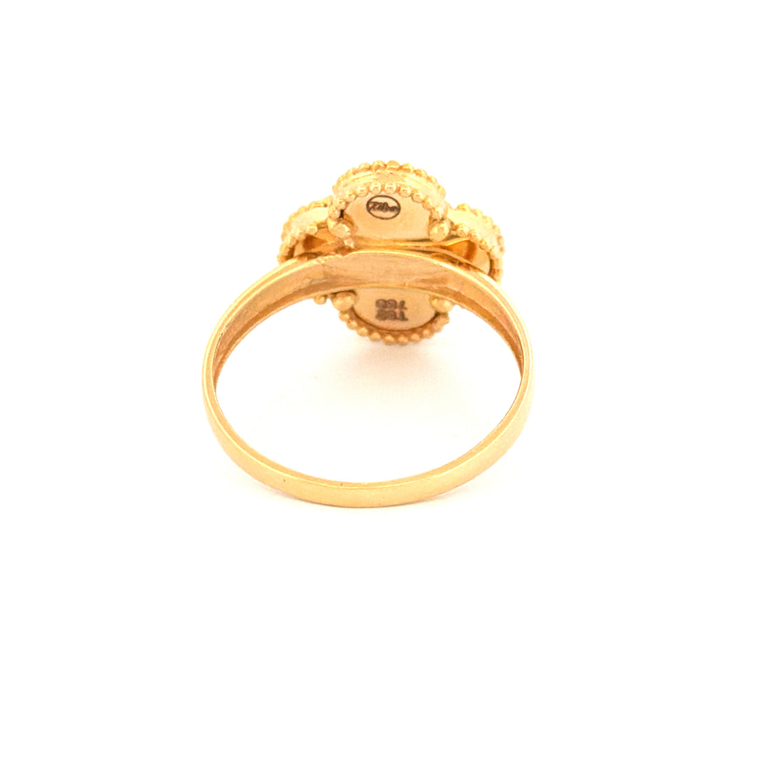 Ring Gelbgold 18k – Shabdar-e Angosht (Glück für den Finger)
