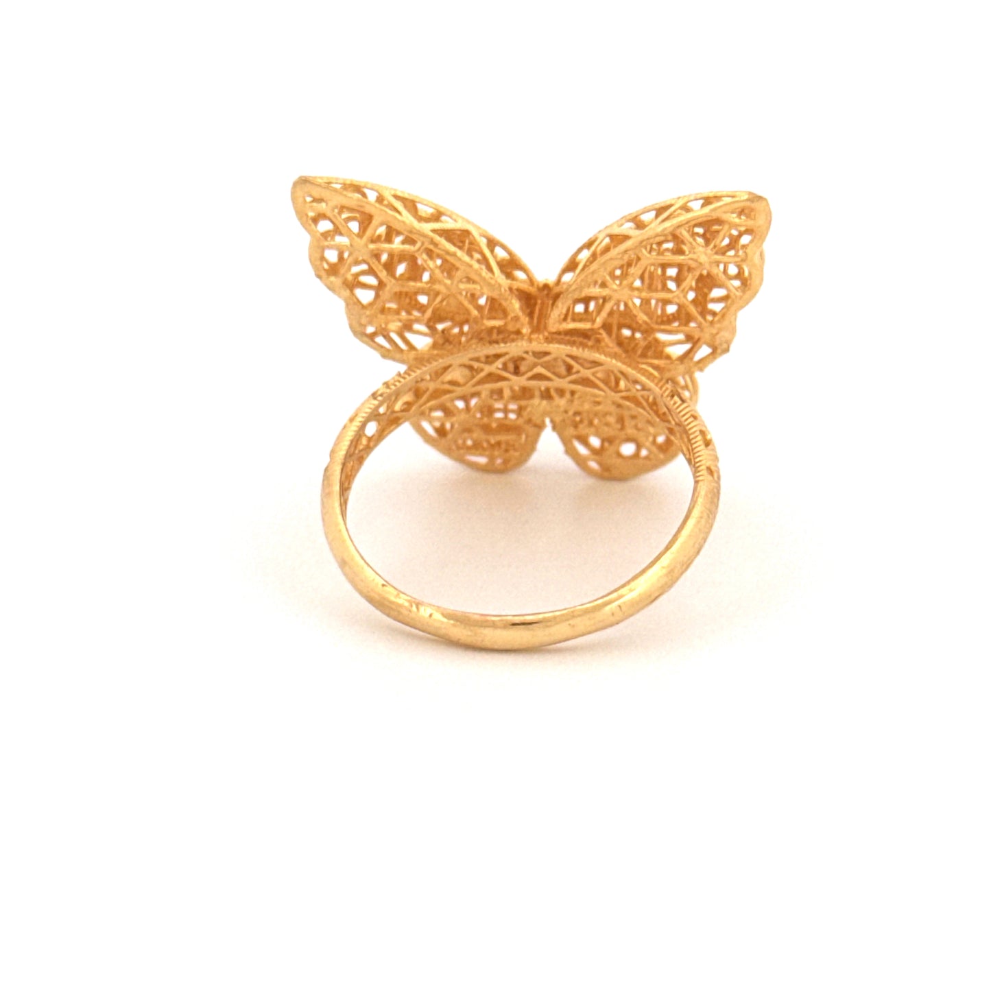Ring Gelbgold 18k - Parvaneh-ye Bahari (Frühlingsschmetterling)