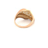 Ring Gelbgold & Weissgold 18k – Delhā-ye Rangārang (Herzen in Farbe)