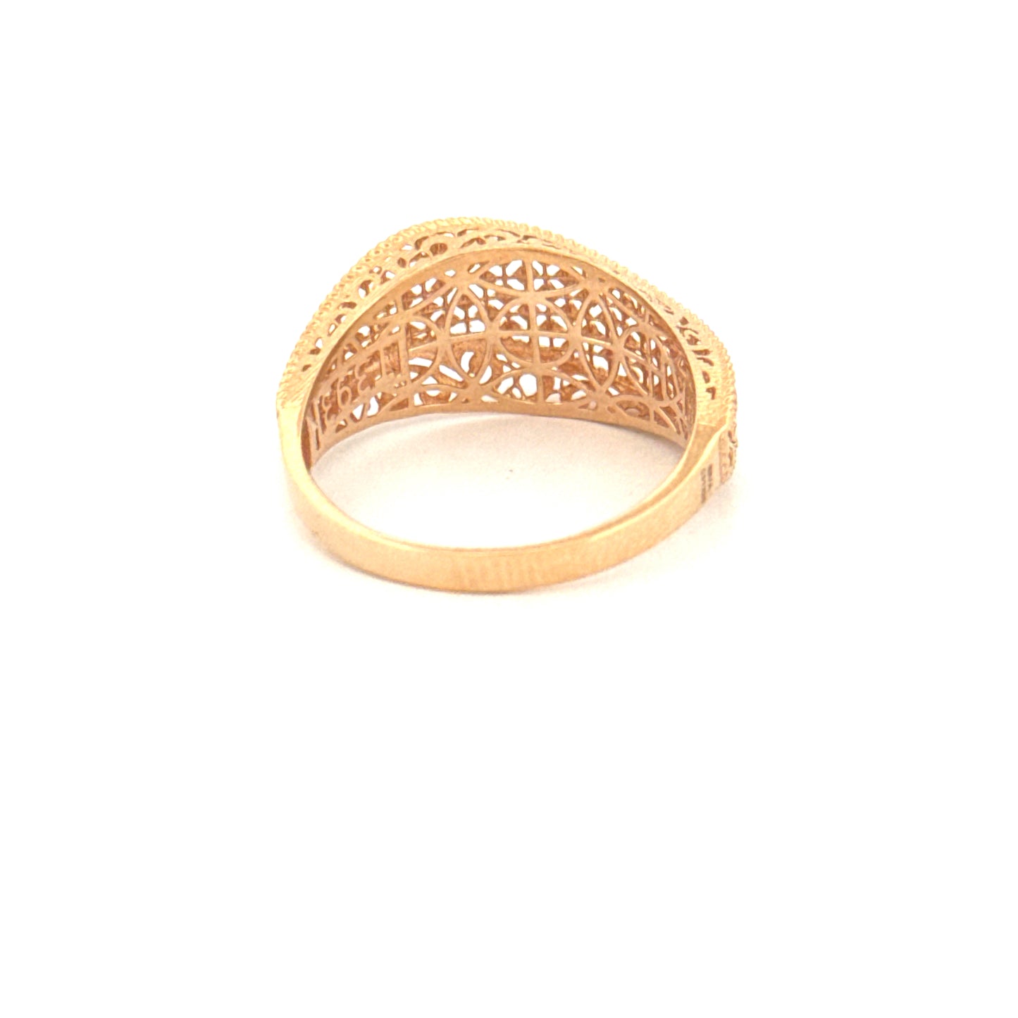 Ring Gelbgold 18k – Naghsh-e Mahram (Vertrautes Muster)