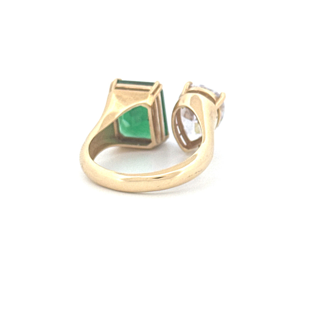Ring Gelbgold 18k – Do Jān (Zwei Seelen)