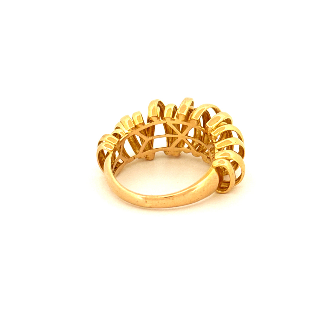 Ring Gelbgold 18k - Navar-e Abrisham (Seidenbänder)