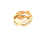 Ring Gelbgold 18k - Gereh-e Tala (Goldener Knoten)
