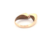 Ring Gelbgold & Weissgold 18k – Ashkbār (Tränenformen)