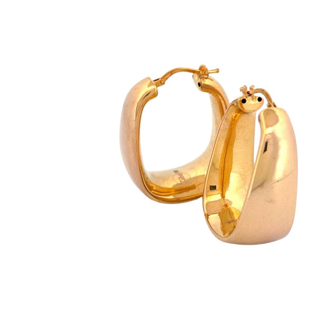Ohrringe Gelbgold 18k - Mah-e Tala (Goldener Halbmond)