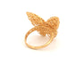 Ring Gelbgold 18k - Parvaneh-ye Bahari (Frühlingsschmetterling)