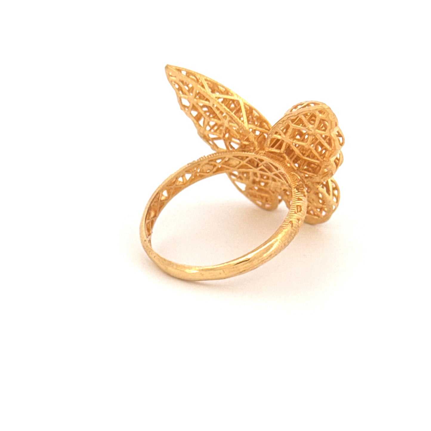 Ring Gelbgold 18k - Parvaneh-ye Bahari (Frühlingsschmetterling)