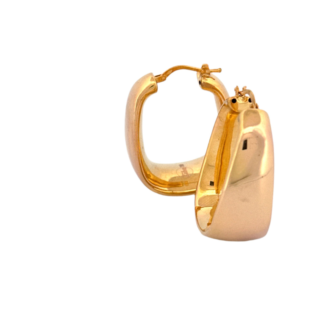 Ohrringe Gelbgold 18k - Mah-e Tala (Goldener Halbmond)