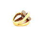 Ring Gelbgold 18k - Halgheh-ye Hamahang (Harmonische Verschlingung)