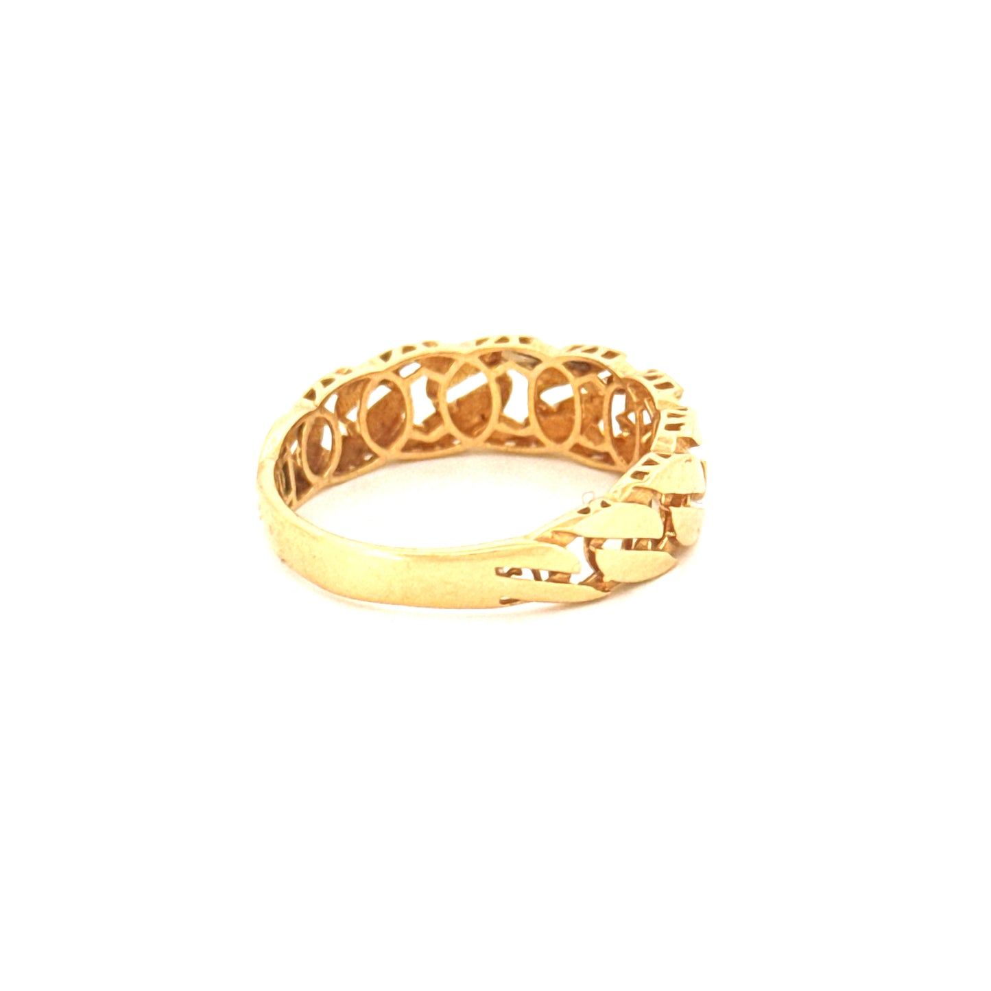 Ring Gelbgold 18k - Zanjir-e Ziba (Hübsche Kette)