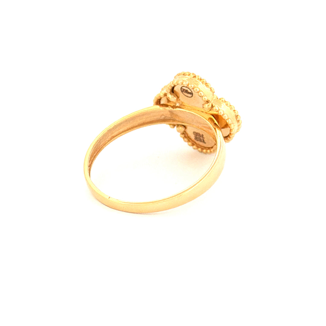 Ring Gelbgold 18k – Shabdar-e Angosht (Glück für den Finger)