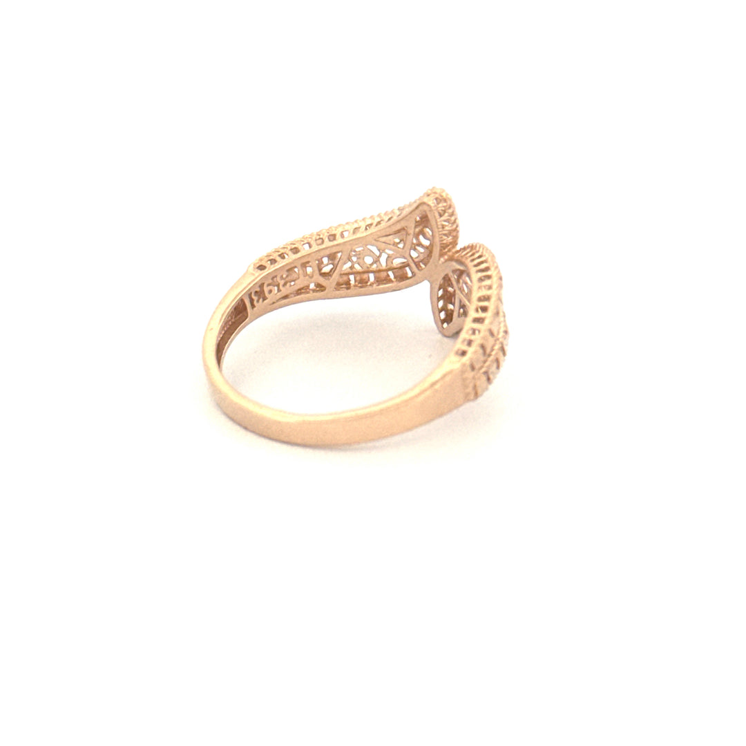 Ring Gelbgold 18k – Mehrâb (Bogenform)
