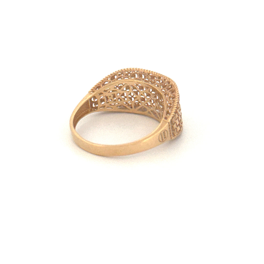 Ring Gelbgold 18k – Mosafer (Der Reisende)