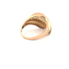 Ring Gelbgold & Weissgold 18k – Delhā-ye Rangārang (Herzen in Farbe)