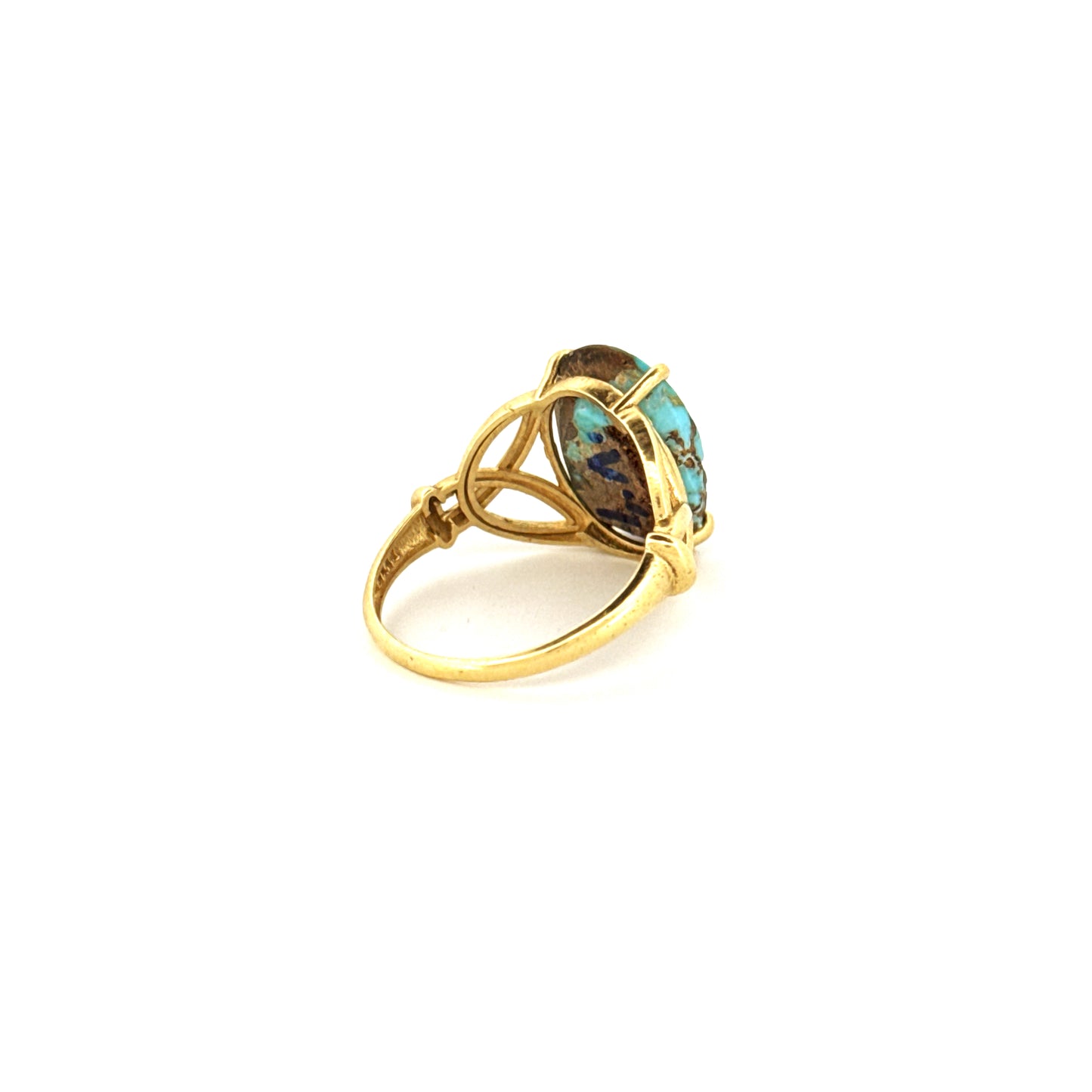 Ring Gelbgold 18k - Firuzeh (Türkis)