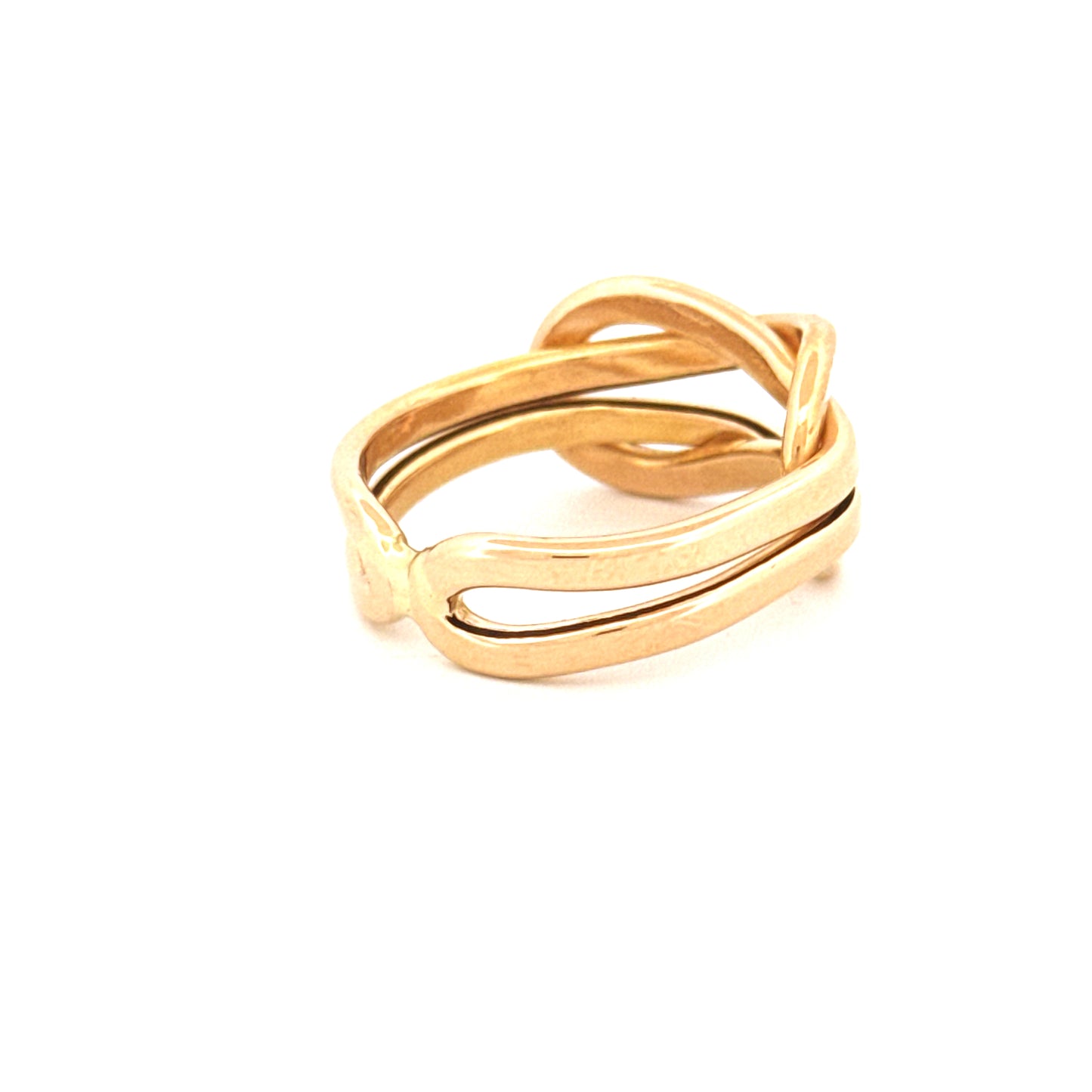 Ring Gelbgold 18k - Gereh-e Tala (Goldener Knoten)