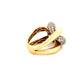 Ring Gelbgold 18k - Halgheh-ye Hamahang (Harmonische Verschlingung)