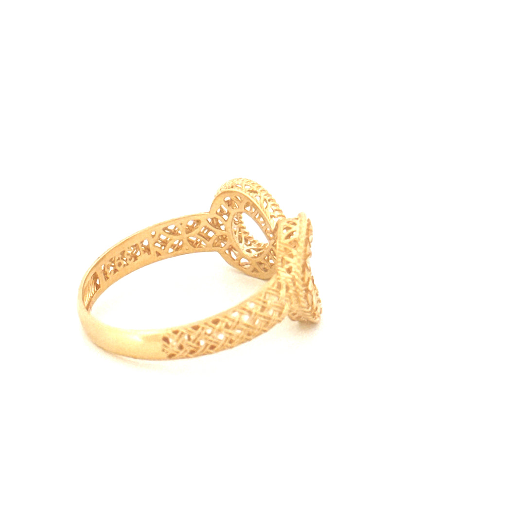 Ring Gelbgold 18k - Bi-Nahayat (Unendlichkeit)
