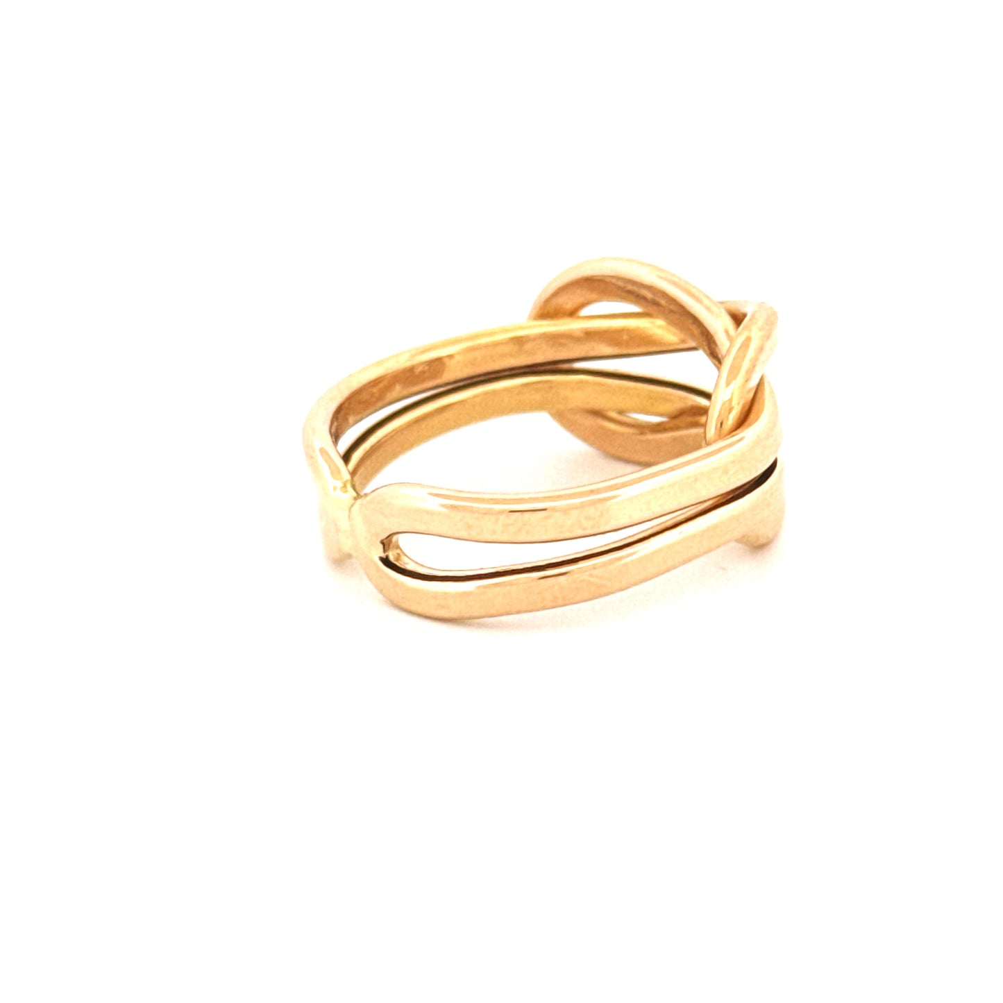 Ring Gelbgold 18k - Gereh-e Tala (Goldener Knoten)