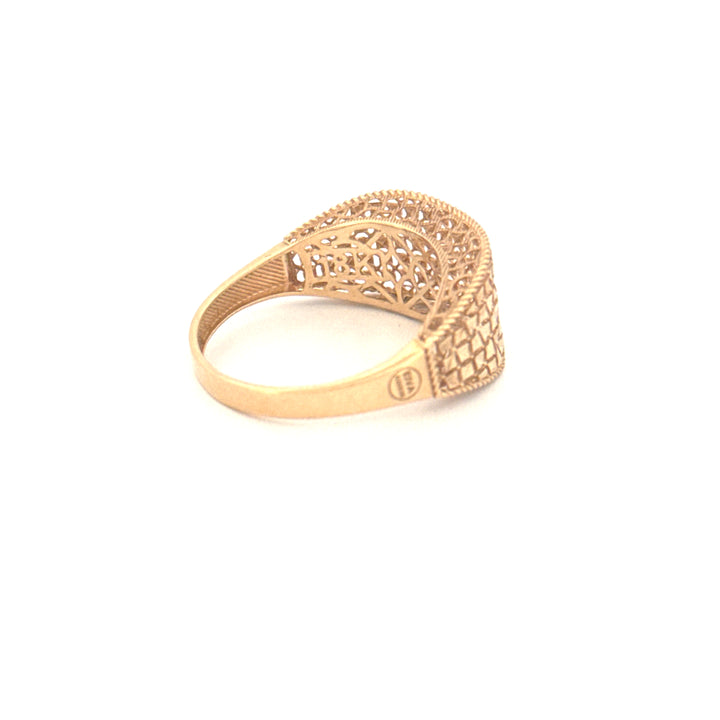 Ring Gelbgold 18k – Mosafer (Der Reisende)