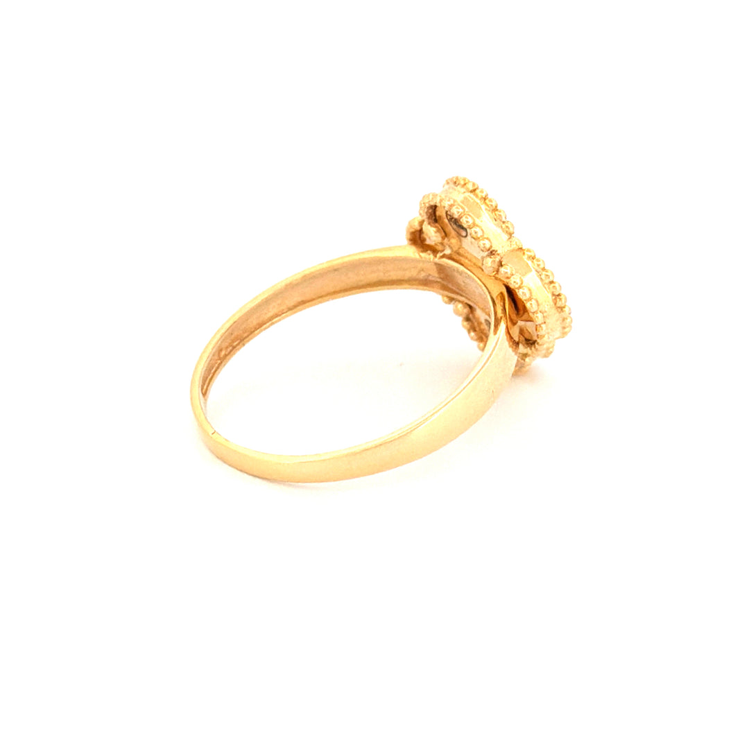 Ring Gelbgold 18k – Shabdar-e Angosht (Glück für den Finger)