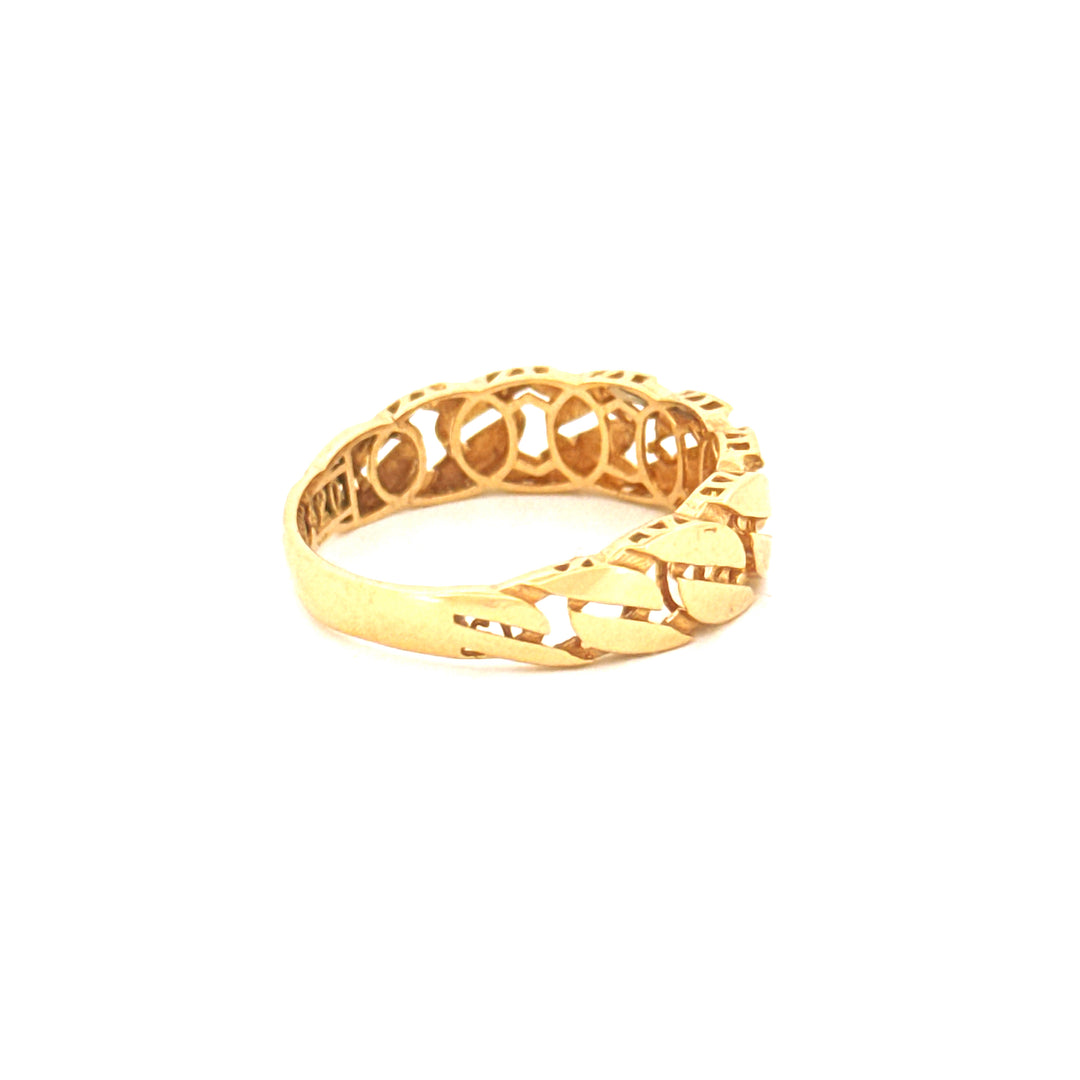 Ring Gelbgold 18k - Zanjir-e Ziba (Hübsche Kette)