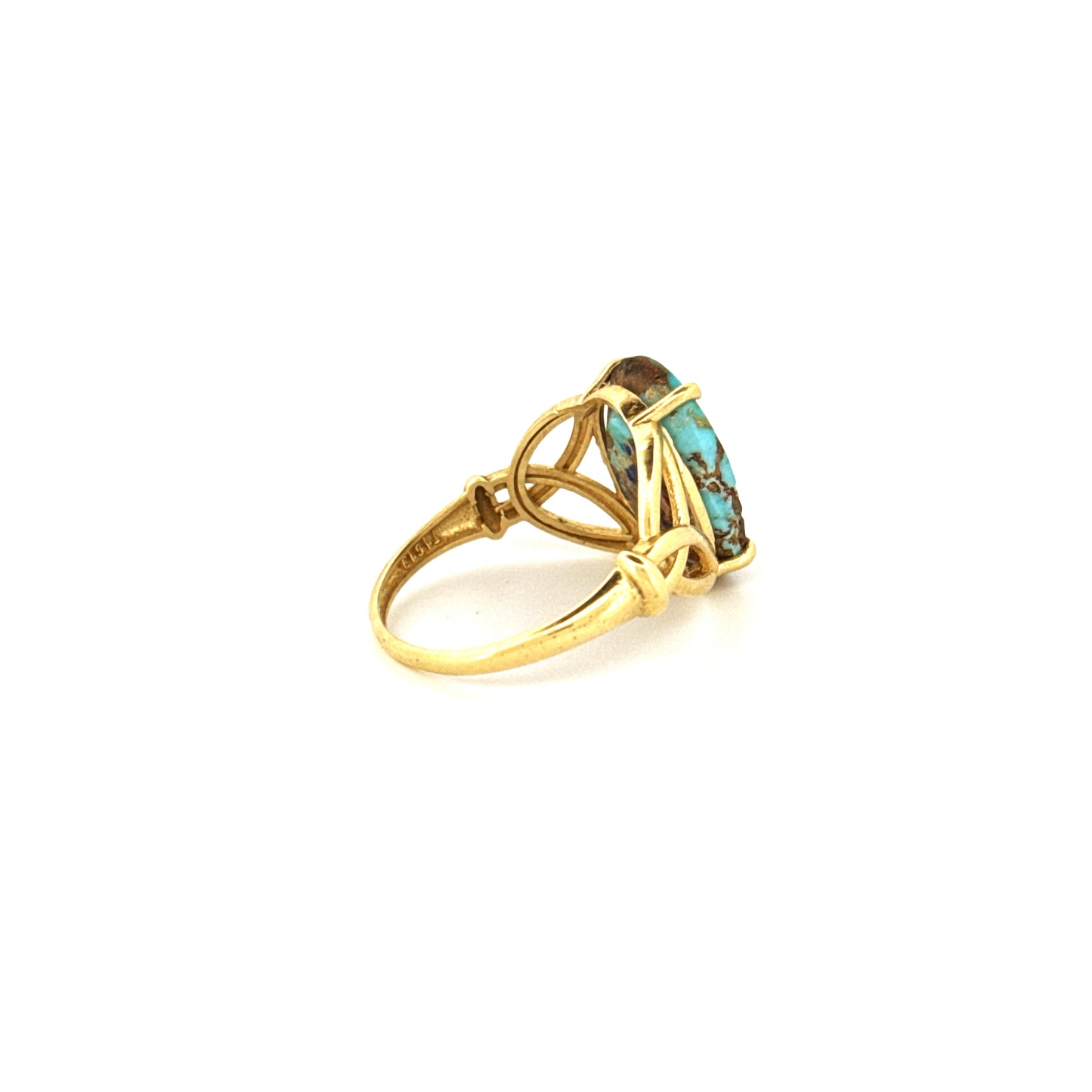 Ring Gelbgold 18k - Firuzeh (Türkis)