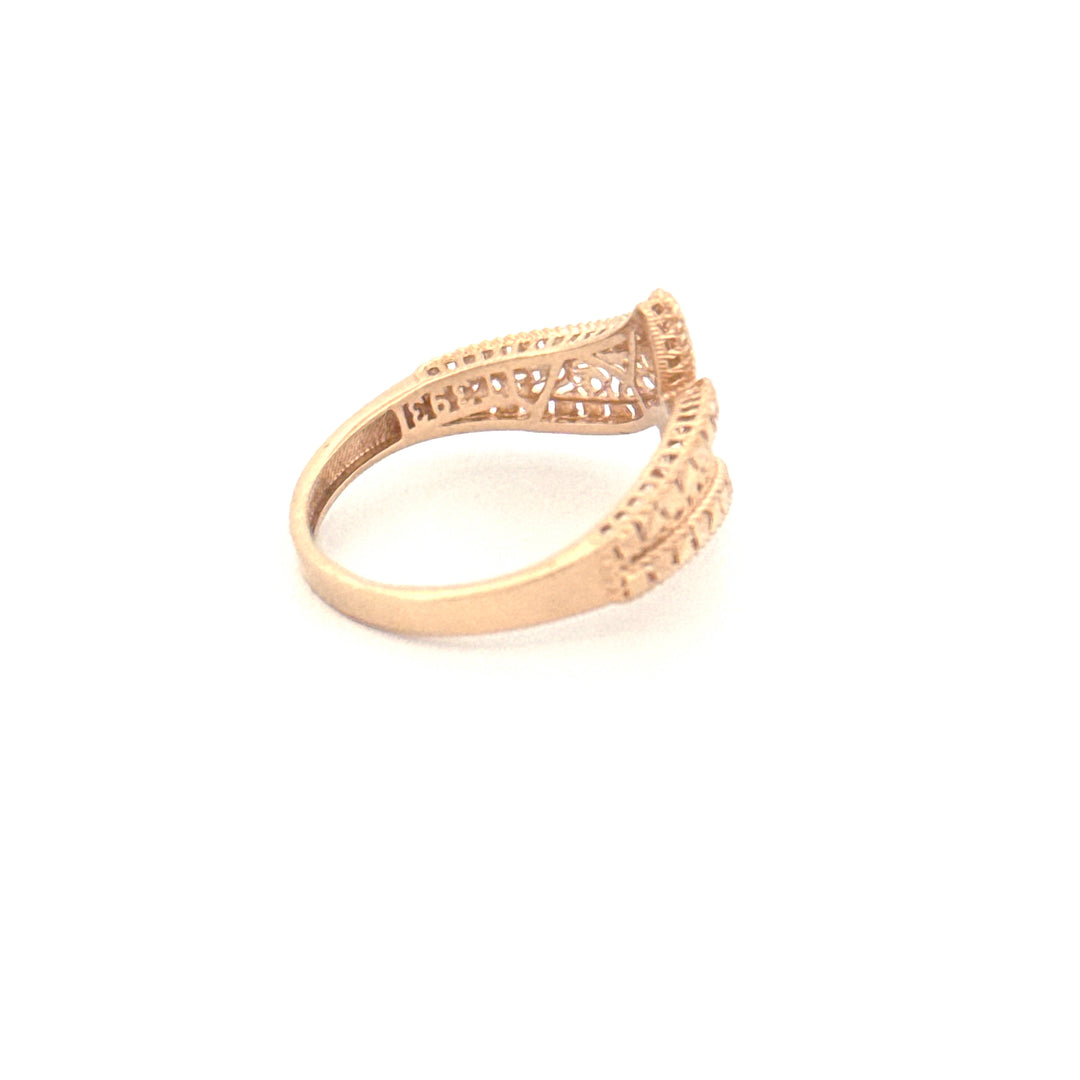 Ring Gelbgold 18k – Mehrâb (Bogenform)