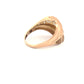 Ring Gelbgold & Weissgold 18k – Delhā-ye Rangārang (Herzen in Farbe)